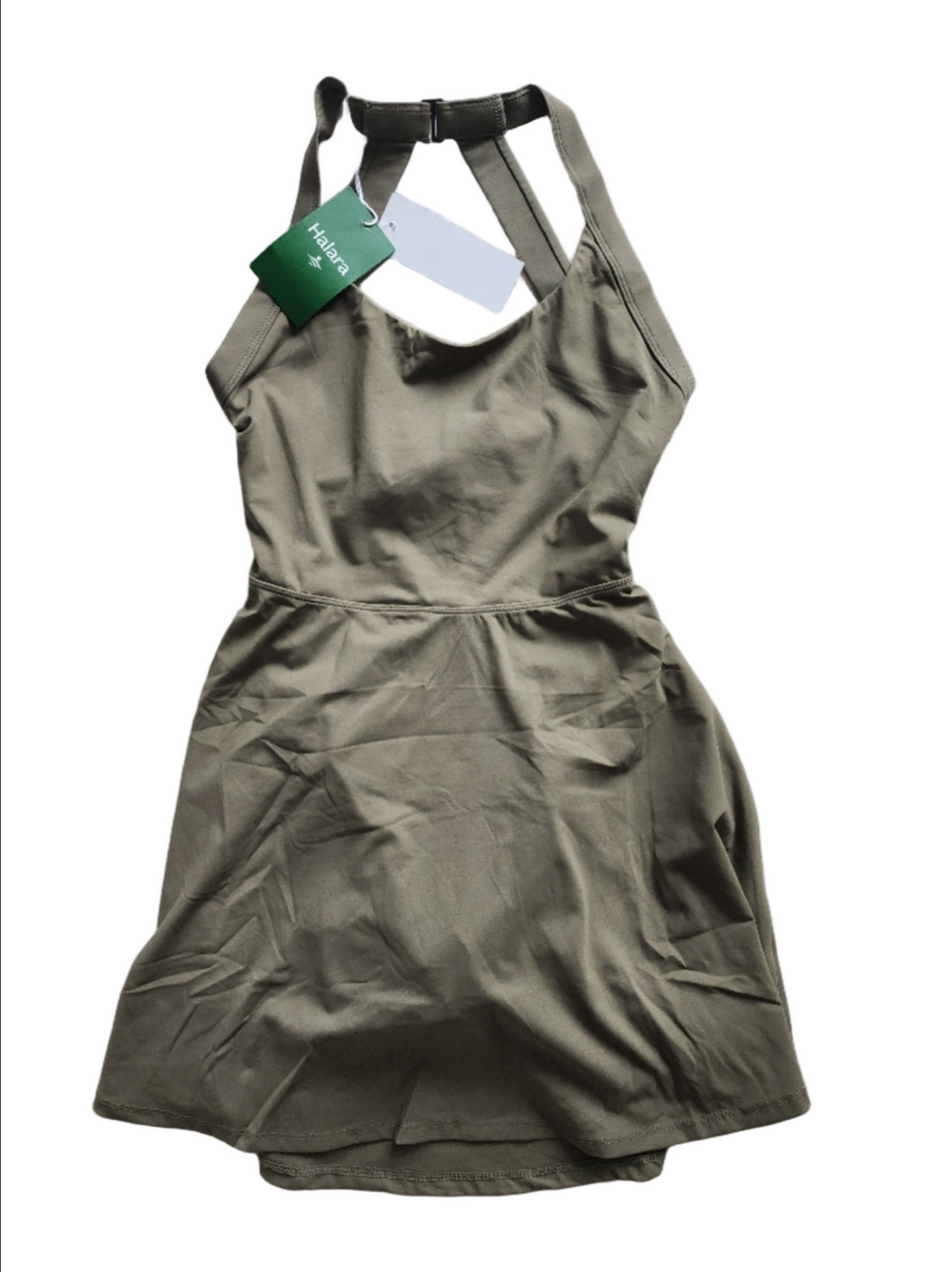 Halara Romper Active Dress Xs Forest Green